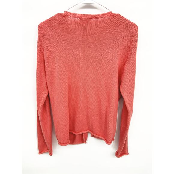 Womens Gallagher Coral Knitted Cardigan Button Up Size S - Picture 2 of 3